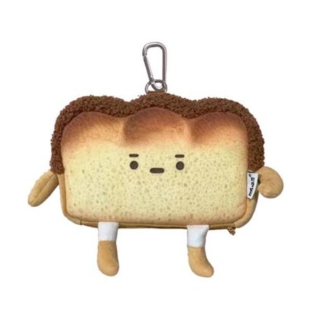 Tegneserie Toast Håndveske Søt Casual Tote Brød Myntveske Kortholder Kreativt Penal Skolemateriell Lommebok Kawaii Gave purse3