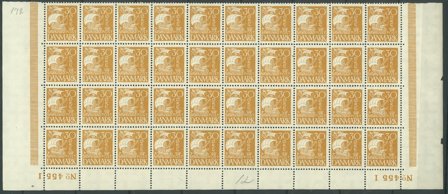 Danmark - AFA 172 ubrugt i 40-blok