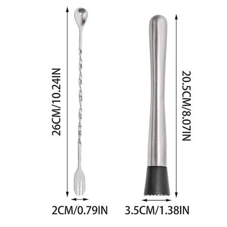 Bartender citron bartender pind knust is hammer cocktail knust pind bar vin sæt rustfrit stål bankende popsicle sæt