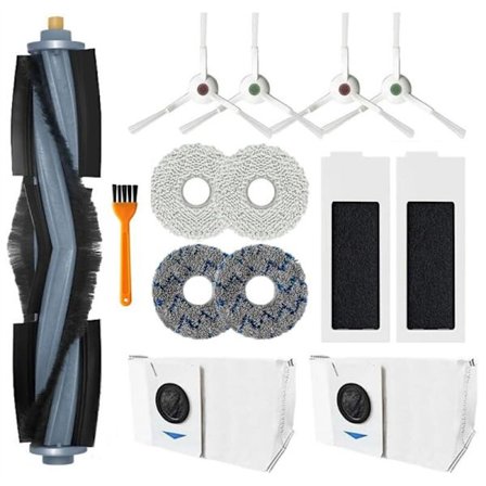 Tillbehör till DEEBOT T20 Omni Robotdammsugare - Huvudsidoborste, Damm-HEPA-filter, Moppdynor, Ersättningsdelar