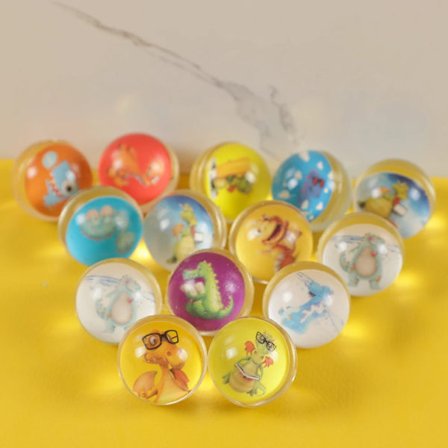 Elastiska studsbollar med hög studs, 10 st, presenter och accessoarer till barnkalas, plastmaterial för examen