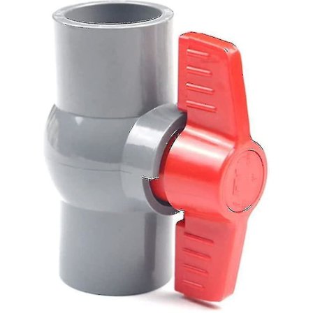 PVC-kulventil, plastkulventil (40 mm)