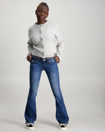 True Religion JOEY BRAIDED HS FLARE Blå Jeans Jente - Kids Brand Store