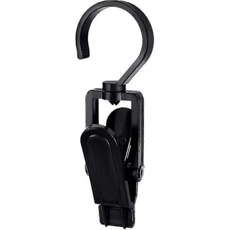 20 Pakke Krok Tilbehørsklips - Plasthengere Med Klemme Og Hakk Roterende Krokklips For Sko