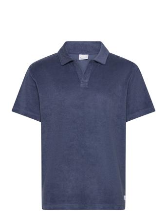 Loose Terry Polo - Gots/Vegan Blue Knowledge Cotton Apparel
