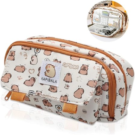 Penal, Søt Penal for Jenter Gutter Barn Skole Skrivesaker Stort Penal Stor Kapasitet Kontor Markeringspenn Penal Veske Penalhus