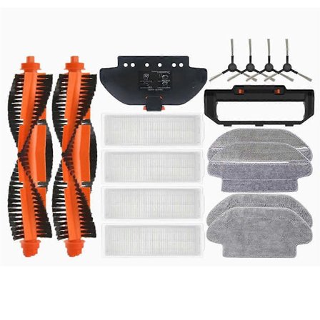 Til Mi Robot Støvsuger-Mop Pro STYTJ02YM V2 V3 SE 3490 3690 Tilbehør Hoved Sidebørste Hepa Filter