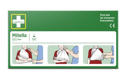 Cederroth 1889 Mitella 2st, Första hjälpen