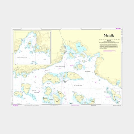 Specialkort Hydrographica 822-02 Matvik, A2 ovikt (plano)