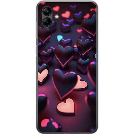 Kompatibelt Mobilskal till Samsung Samsung Galaxy A05 Midnattshjärtan