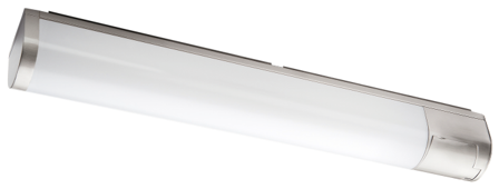 SG Prelude Baderomsarmatur Børstet Stål m/kontakt 2700K 16W LED