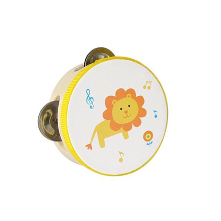 (løve) Trætromme, et legetøjsmusikinstrument, der er velegnet til børn til at udvikle deres sans for rh