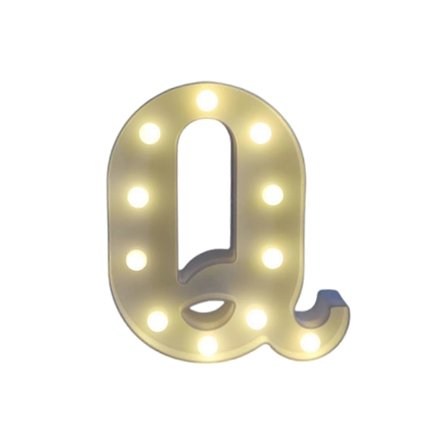 LED Bogstav Lys Stor Dekorativ Havelampe til Udendørs Brug