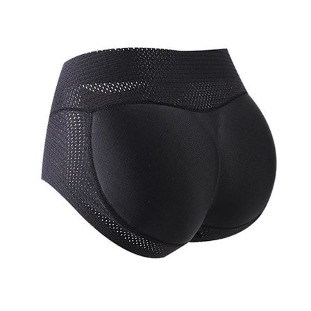 Vatterte truser for kvinner Undertøy Komfortabel og høy elastisitet for sexy jenter bursdagsgave svart black