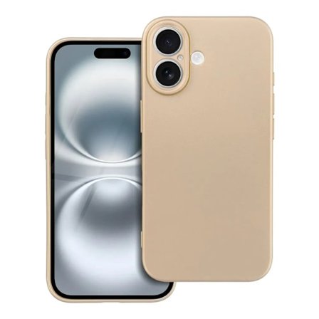 Telefontaske til iPhone 16 Metallic - Guld