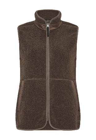 Didriksons Siv Vest Jackor Dam Brun 44