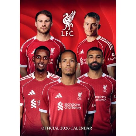 Liverpool FC 2026 A3 Vægkalender One Size Flerfarvet Multifarvet One Size