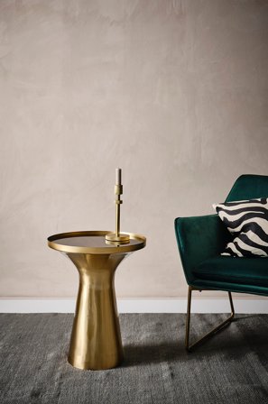 Jotex - Sidebord Ø 40 Cm Messing - CALABASAS - Kjøp Sidebord & småbord hos Jotex