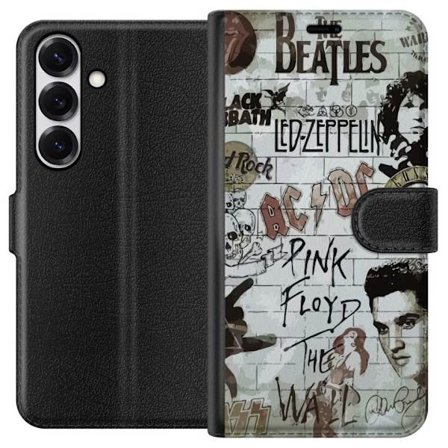 Kompatibel Tegnebogsetui til Samsung Galaxy S25 Rockband Klassisk Musik Koncert Guitar