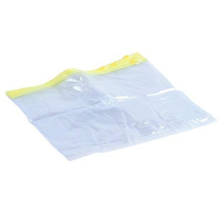 5 st Vattentäta Transparenta Plastfickor A4 Dokument Papper Dragkedja Mappar