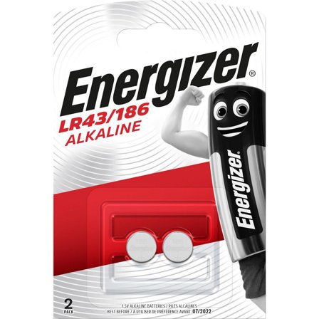 ENERGIZER Batteri LR43/186 2/fp - Lyreco - Kontorsmaskiner - Batterier - Knappcellsbatterier