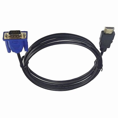 2023 10m Hdmi Kabel Hdmi Till Vga 1080p Hd Med Ljudadapter