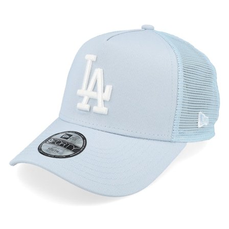 New Era - MLB - Blue - trucker - Cap - Kids Los Angeles Dodgers League Essential Pale Blue/White Trucker - Hatstore