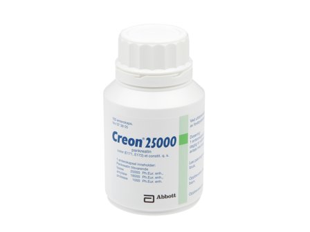 Creon 25000 Enterokapsler, 100 stk.