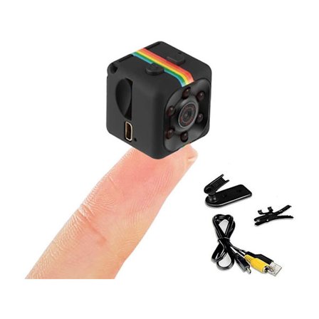 Mini Dold Spionkamera Full HD 960P Liten Trådlös Kamera Mörkerseende Rörelsedetektering Säkerhetskamera för YEMAESRE