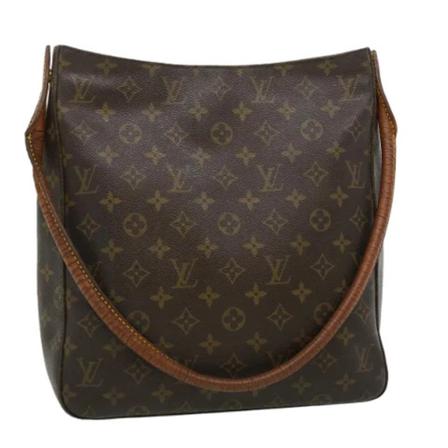 Louis Vuitton Vintage, Pre-owned Canvas louis-vuitton-bags Bruin, Dames, Maat:ONE Size