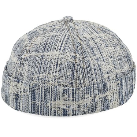 Upfront - Svart docker Beanie - Angel Denim Docker @ Hatstore