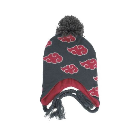 Difuzed - Grå pom Beanie - Naruto Shippuden Sherpa Beanie Grey Pom @ Hatstore