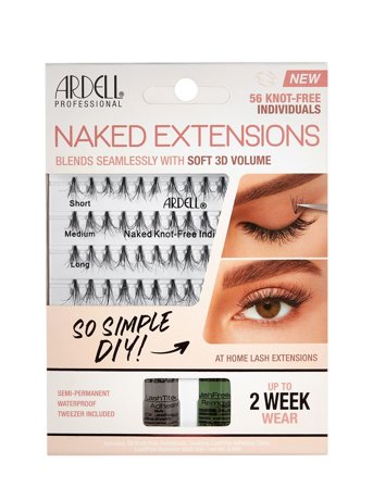 Ardell Naked Lashes Diy Eyelash Extensions - Black - ONE SIZE