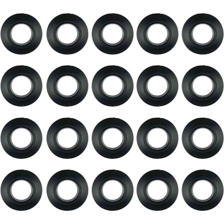 20 Pakk Kajakkpadle Dryppringer for Kajakk Kano Rafting Padler Skaft