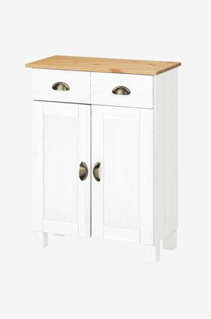 Loft24 - Opbevaringsskab Toscana 2 Door - Hvid - Skabe - Fra Homeroom