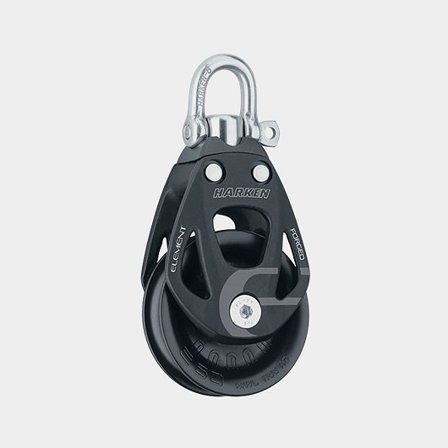 Harken 60mm Aluminum Element Block - Swivel (6260)