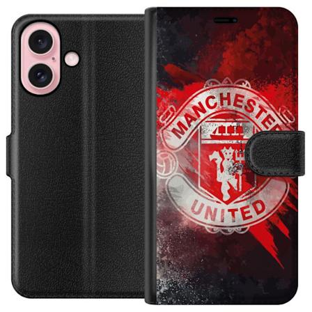 Apple iPhone 16 Lommeboketui Manchester United F.C.