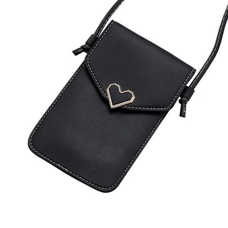 Mobilväska Pekskärm Transparent SVART svart