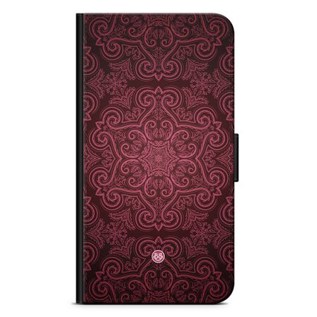 Bjornberry Fodral Sony Xperia 10 II - Röd Retromönster