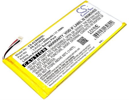 Akku Tabletti Acer Iconia One 8 B1-850, A6001, B1-850-K35X -tabletille, Acer Iconia One 8 B1-850, A6001, B1-850-K35X