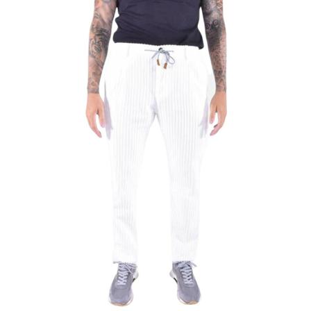 Eleventy Broek , Wit , Heren , Maat: W34