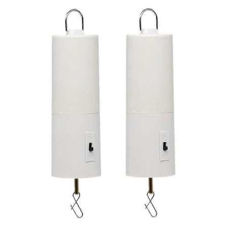 Vindmølle Motor Batteridrevet til Hængende Display Have Hvide Vindmøller Udendørs Skulpturer (FMY) Hvid