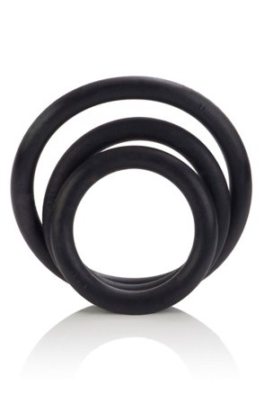Cal Exotics Black Rubber Ring Set Penisrengas paketti