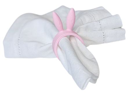 Dazzle & Dawn Bunny Serviettringer Bubblegum 6stk