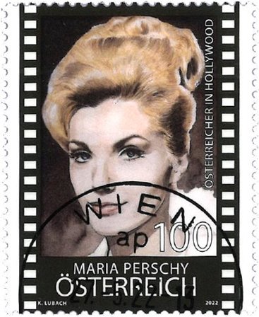 Østrig 2022 - Maria Perschy - Stemplet frimærke
