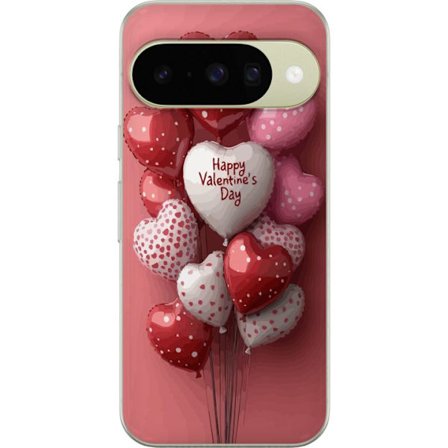 Yhteensopiva Puhelinkuori Google Google Pixel 10 Ystävänpäivän ilmapallot