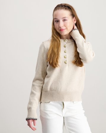 Zadig&Voltaire PULLOVER Beige Tröjor Tjej - Kids Brand Store