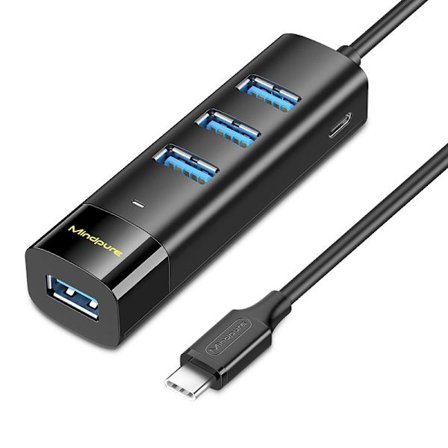 Type-C till 4-portars USB 3.0 Hub med Lång Kabel - Höghastighetsdataöverföring och Bred Kompatibilitet