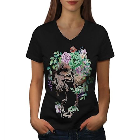 Blomma Bad Guy T-shirt för kvinnor