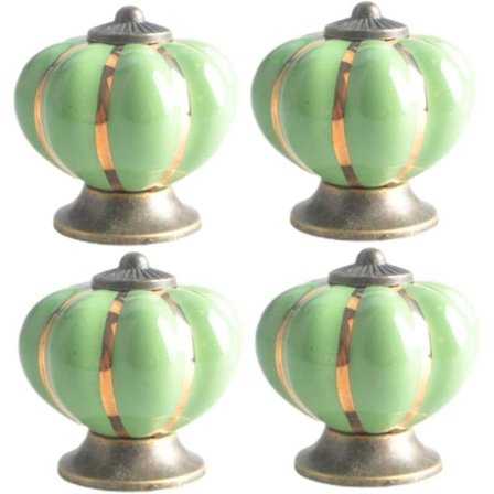 Skåpdörrknoppar Pumpa Keramiska Handtag Vintage Byrå